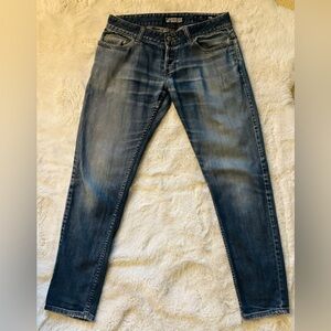 Vintage Lip Service Rude Fit Original Goth Blue Denim Jeans Size: 30x32